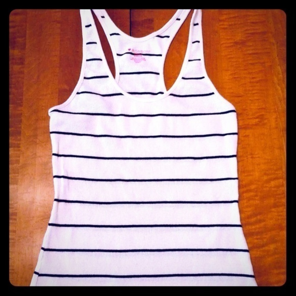 I HEART RONSON Striped Tank-S *G633*